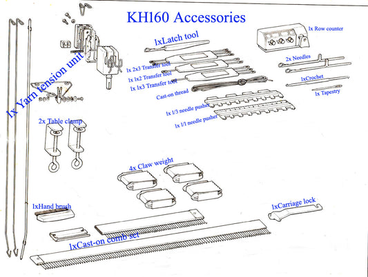 KH160 INTARSIA Knitting Machine