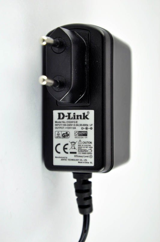 Type C Power Adapter , EU Plug for 12V / 2A - 887003