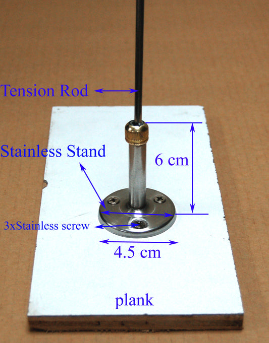 STAINLESS SETTING STAND for YARN TENSION UNIT