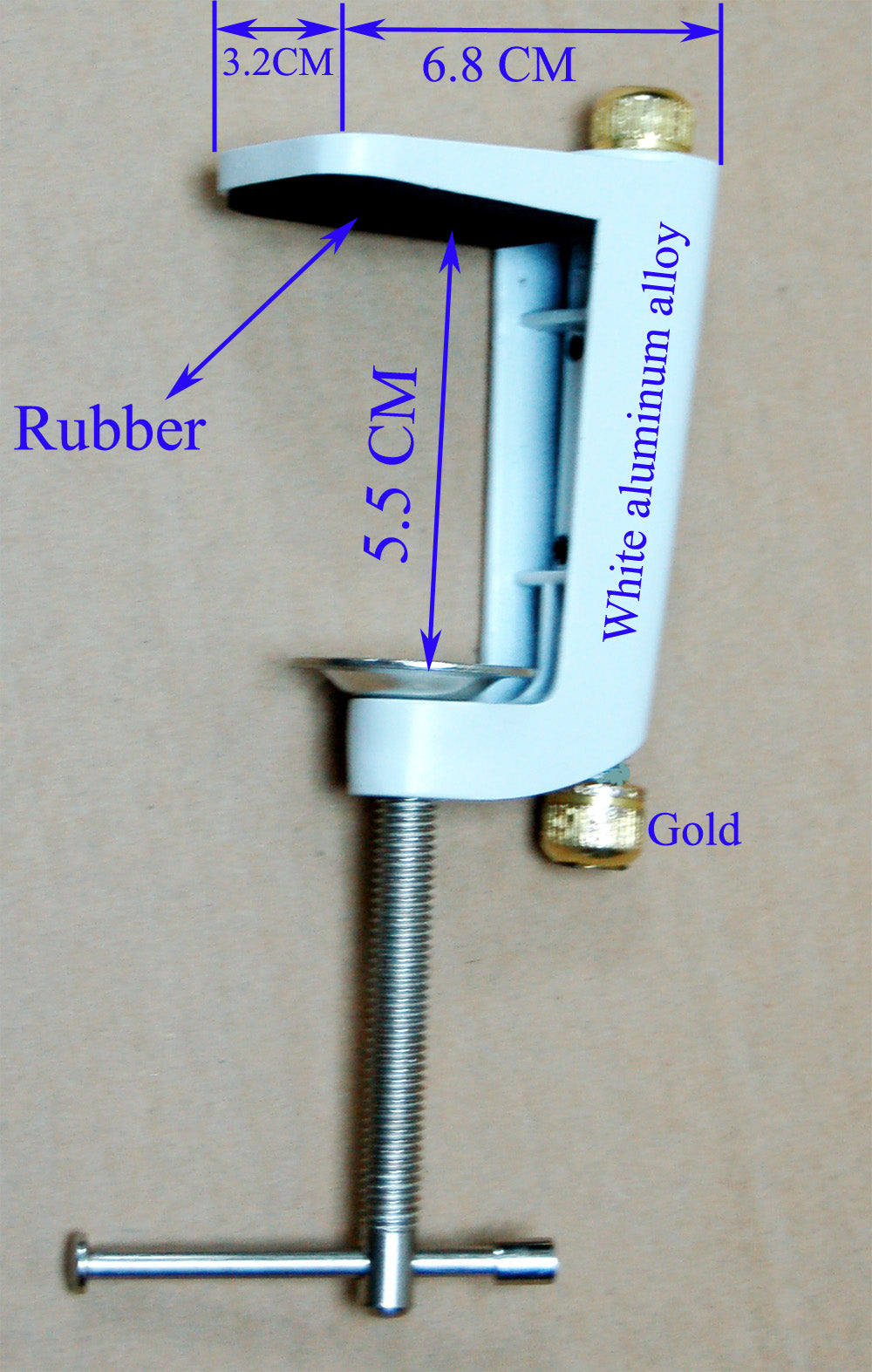 White aluminum alloy SETTING STAND for YARN TENSION UNIT