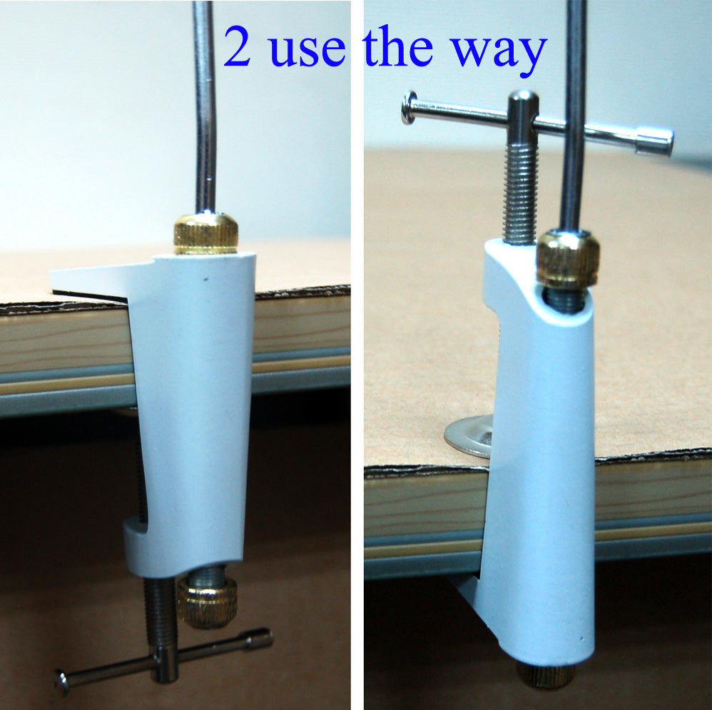 White aluminum alloy SETTING STAND for YARN TENSION UNIT