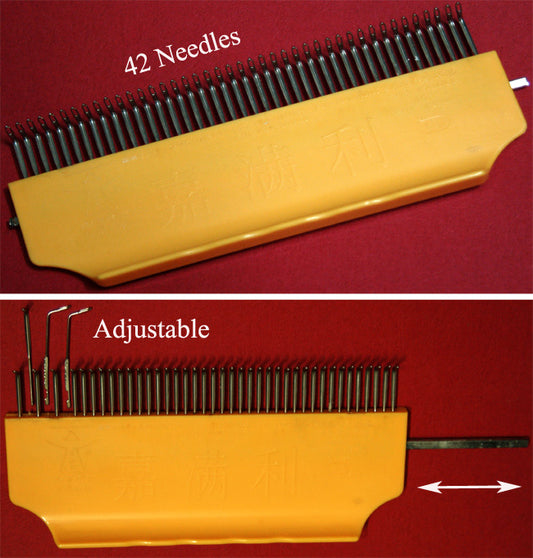 Adjustable Curved Transfer Combs for Brother Singer Knitting Mac
