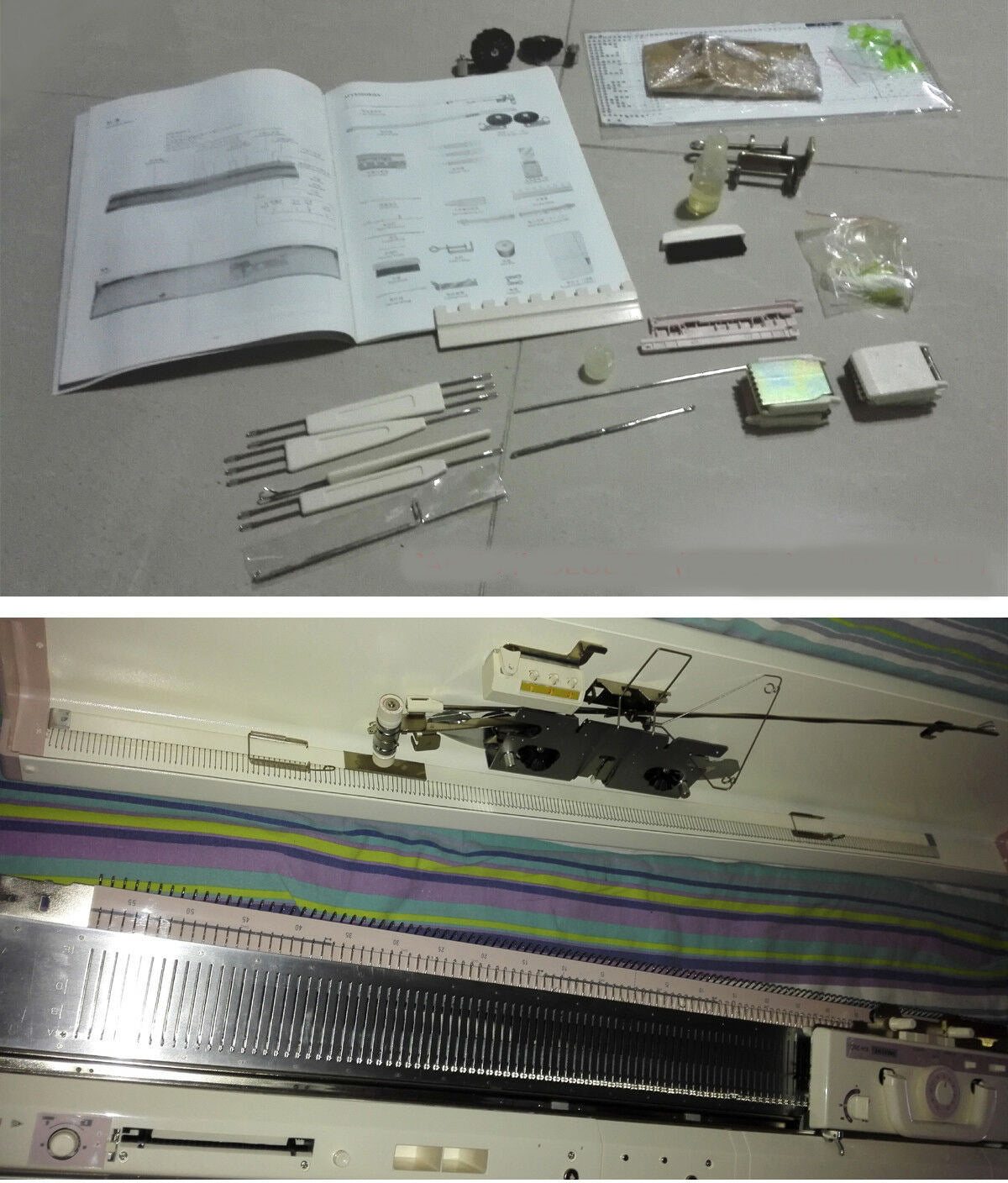 KH260 Punch Card chunky Knitting Machine