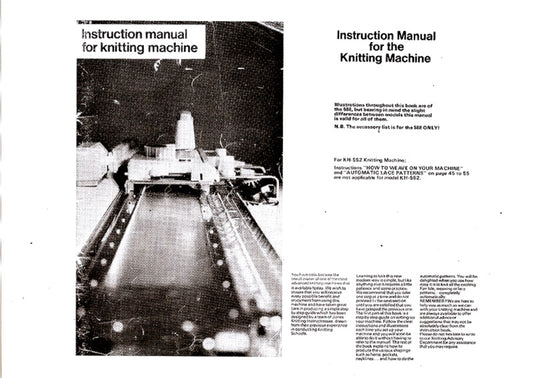 KH552 INSTRUCTION MANUAL 888111