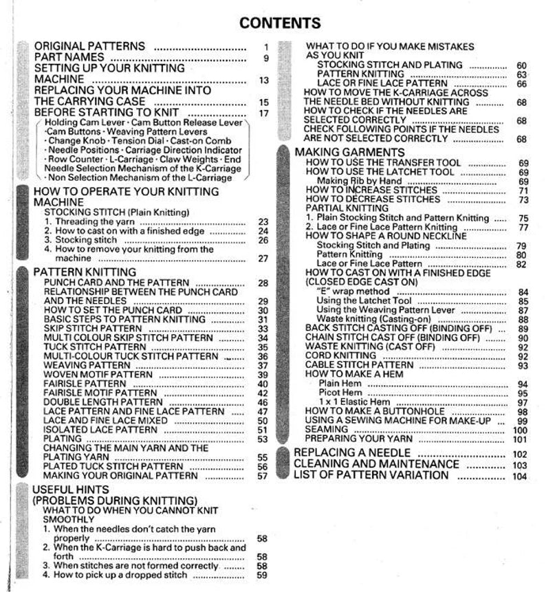KH868 PUNCH CARD Knitting Machine