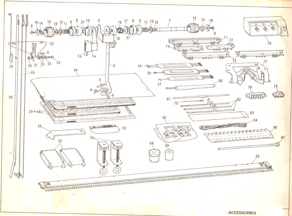 KH860 Punch Card Knitting Machine