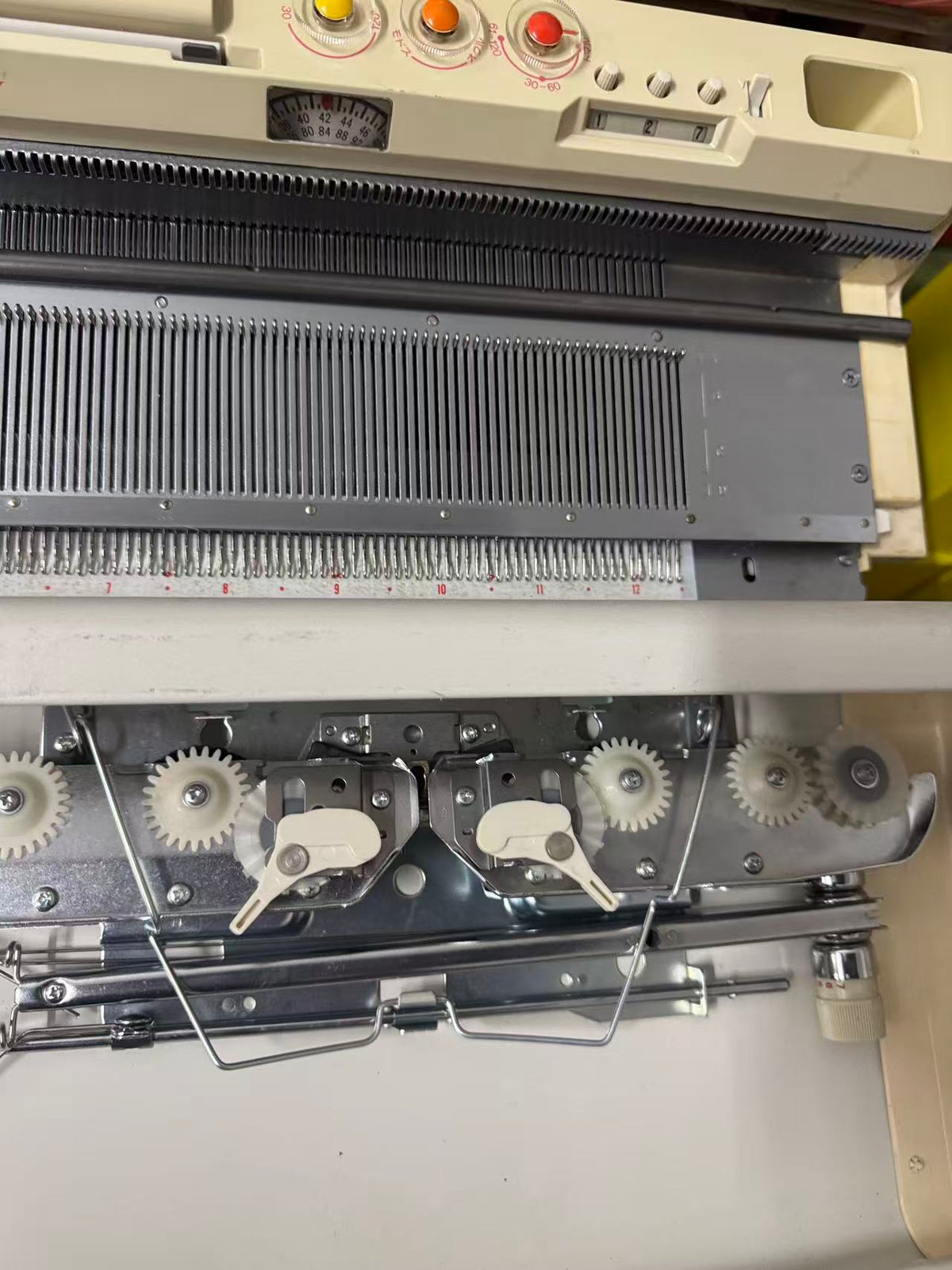 90% Silver Reed SK370 Fine Gauge Punch card Knitting Machine