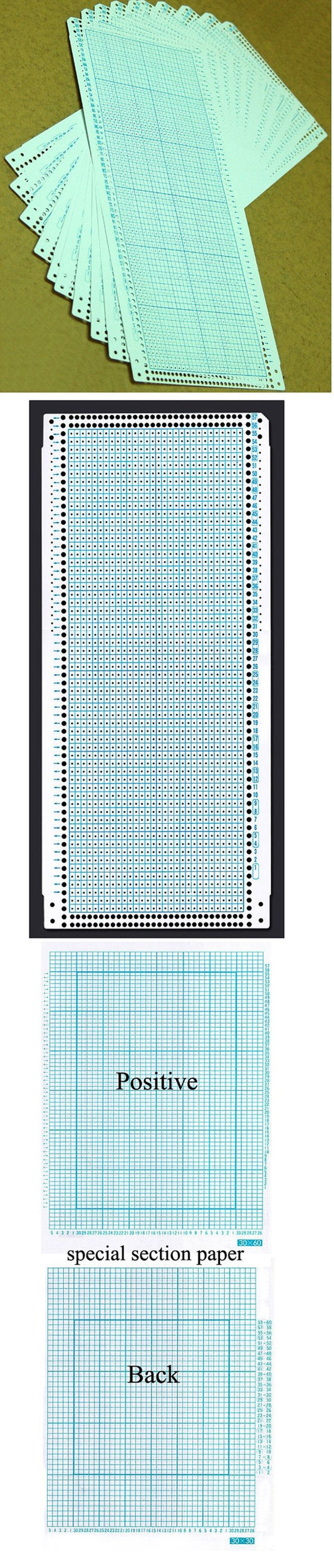 BLANK CARD-Knitting machine Singer/Silver Reed K270 SK272 SK370 SA7P