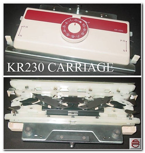 KR230 Carriage Complete for Brother Knitting Machine 412000001