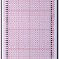 BLANK PUNCHCARD Knitting Machine Brother Singer/Silver