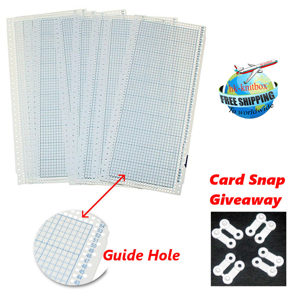 10pcs 24 Stitch Blank Punch Card For Brother Singer K/M SK280 KH