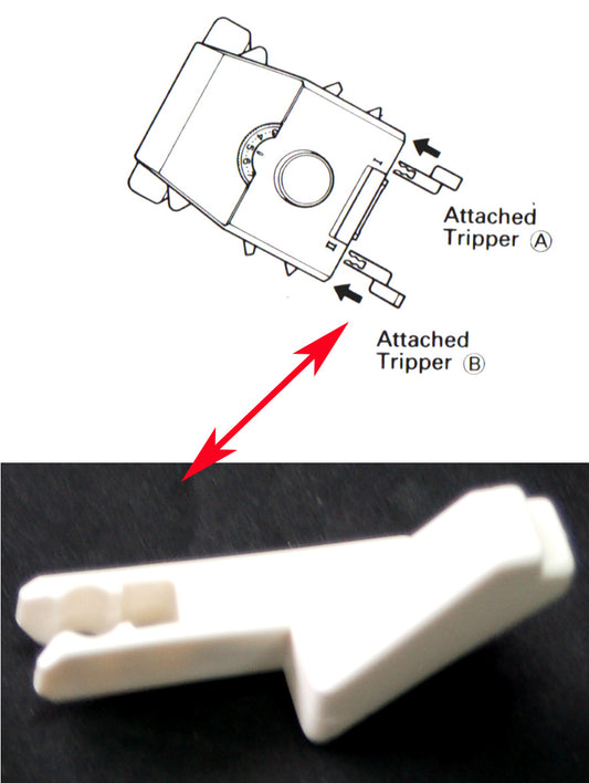 Tripper (B) Fits Brother KA2600 Intarsia Carriage 413710001