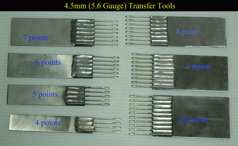 Transfer Tools (4.5.6.7.8.9.10) 4.5mm Knitting Machine