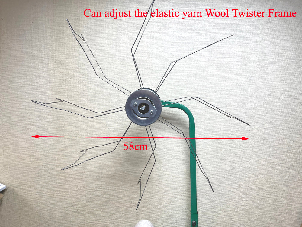 Can adjust the elastic yarn Wool Twister/ Skein Frame