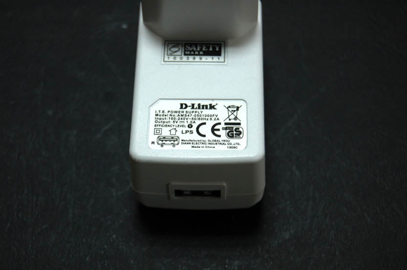 Type C Power Adapter , US Plug for 5V / 1A - 887006