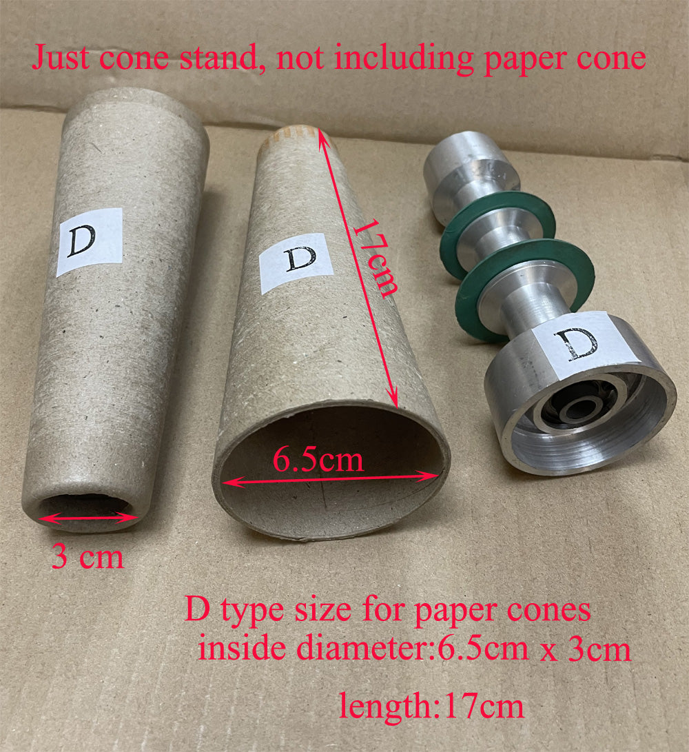 D type cone stand / spindle / cone holders