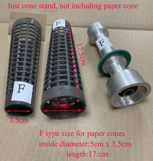 F type cone stand / spindle / cone holders