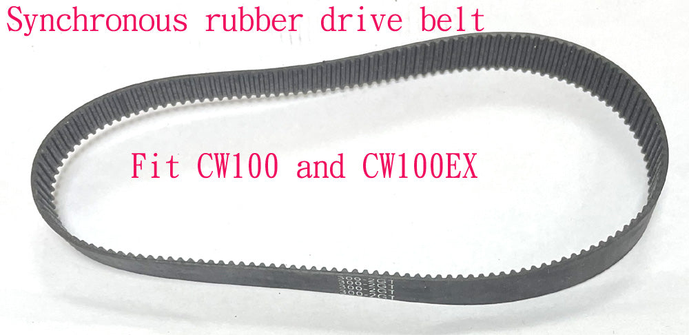 Synchronous rubber drive belt