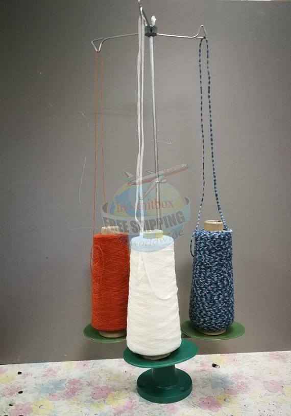 3 Cone Holder Yarn Wool Stand Dispenser For Yarn Ball Winder