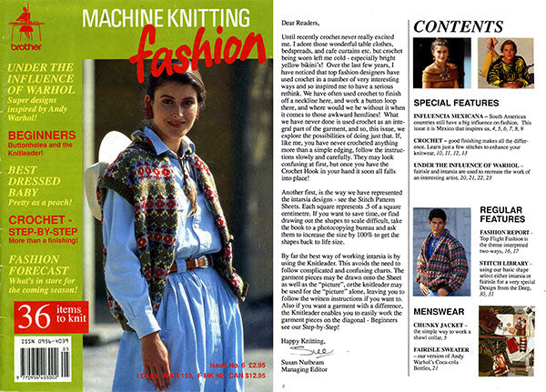 888246 MACHINE KNITTING BROTHER FASHION Issue 06