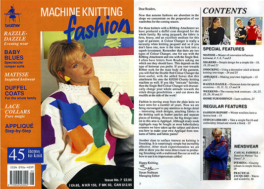 888247 MACHINE KNITTING BROTHER FASHION Issue 07