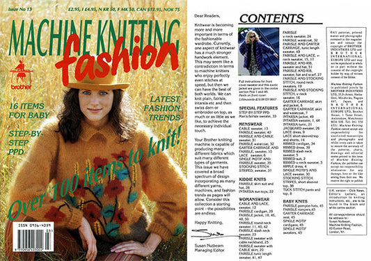 888253 MACHINE KNITTING BROTHER FASHION Issue 13