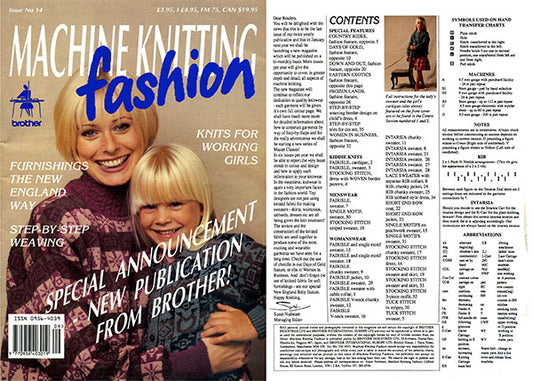 888254 MACHINE KNITTING BROTHER FASHION Issue 14
