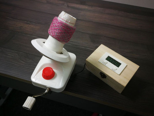 Standard Yarn Ball Winder With Electric Rotation Counter